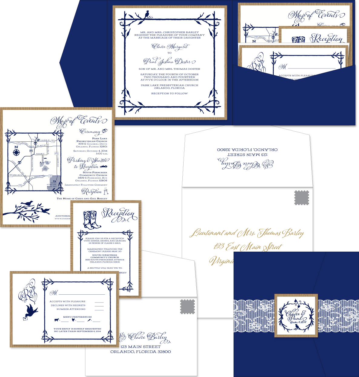 C&P Invitation Suite Design