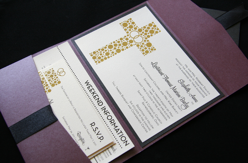 E&T Wedding Invitation Suite