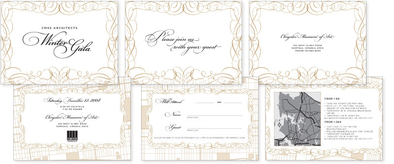 CMSS Architects Winter Gala Invitation