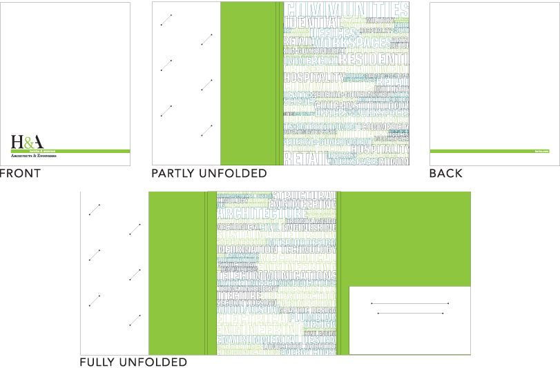 H&A Custom Tri-fold Pocket Folder