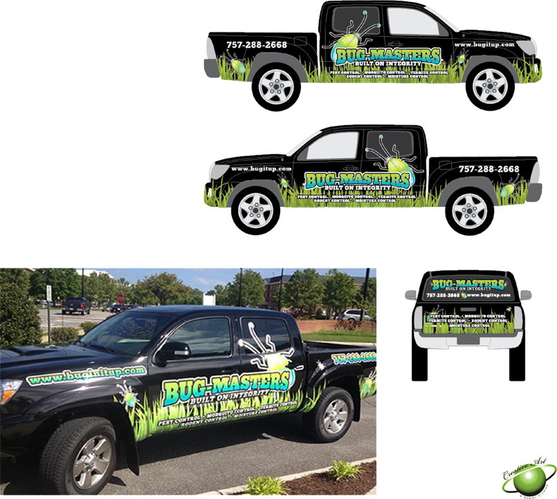 Bug Masters Truck Wrap