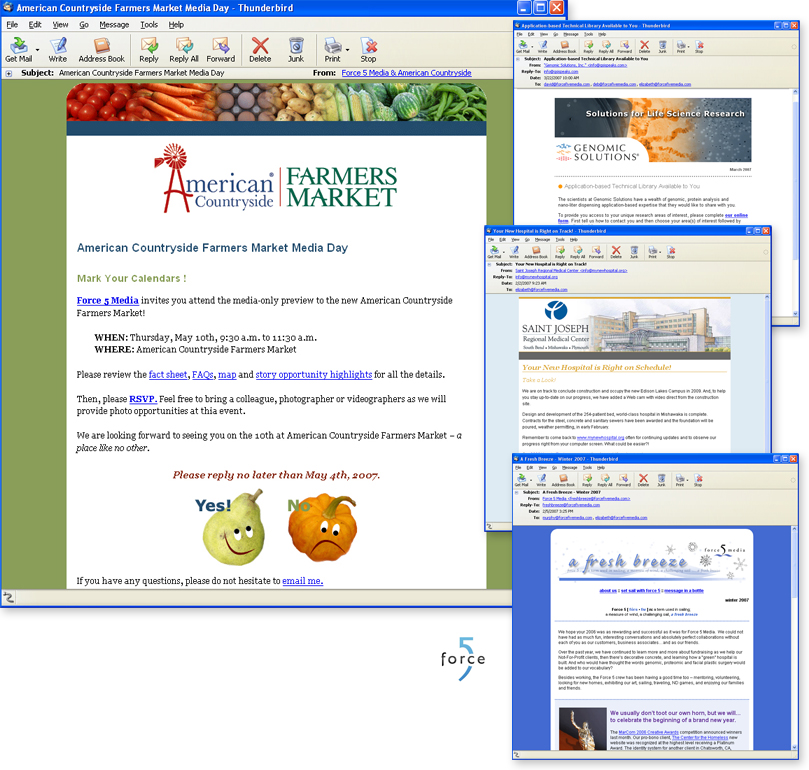 Force 5 Email Marketing Campaigns