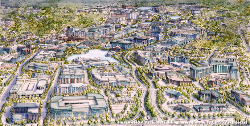 Innsbrook | Next Aerial Watercolor